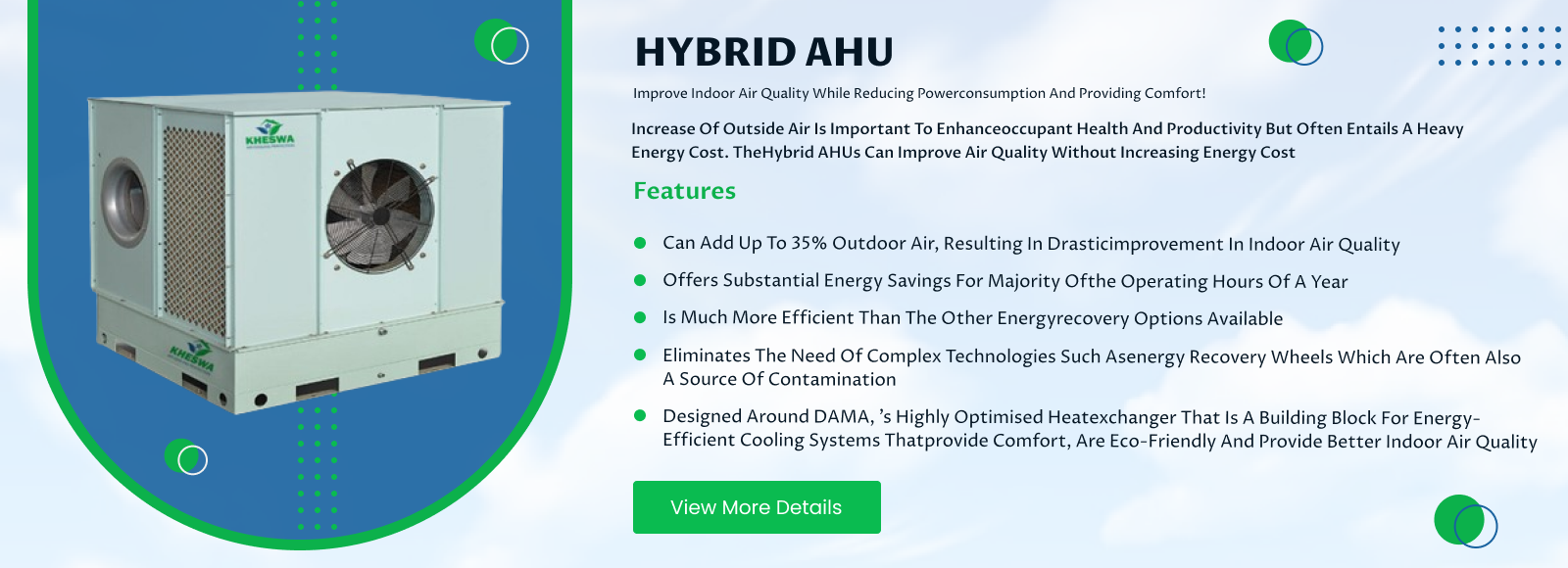 Industrial ventilton Exhaust system